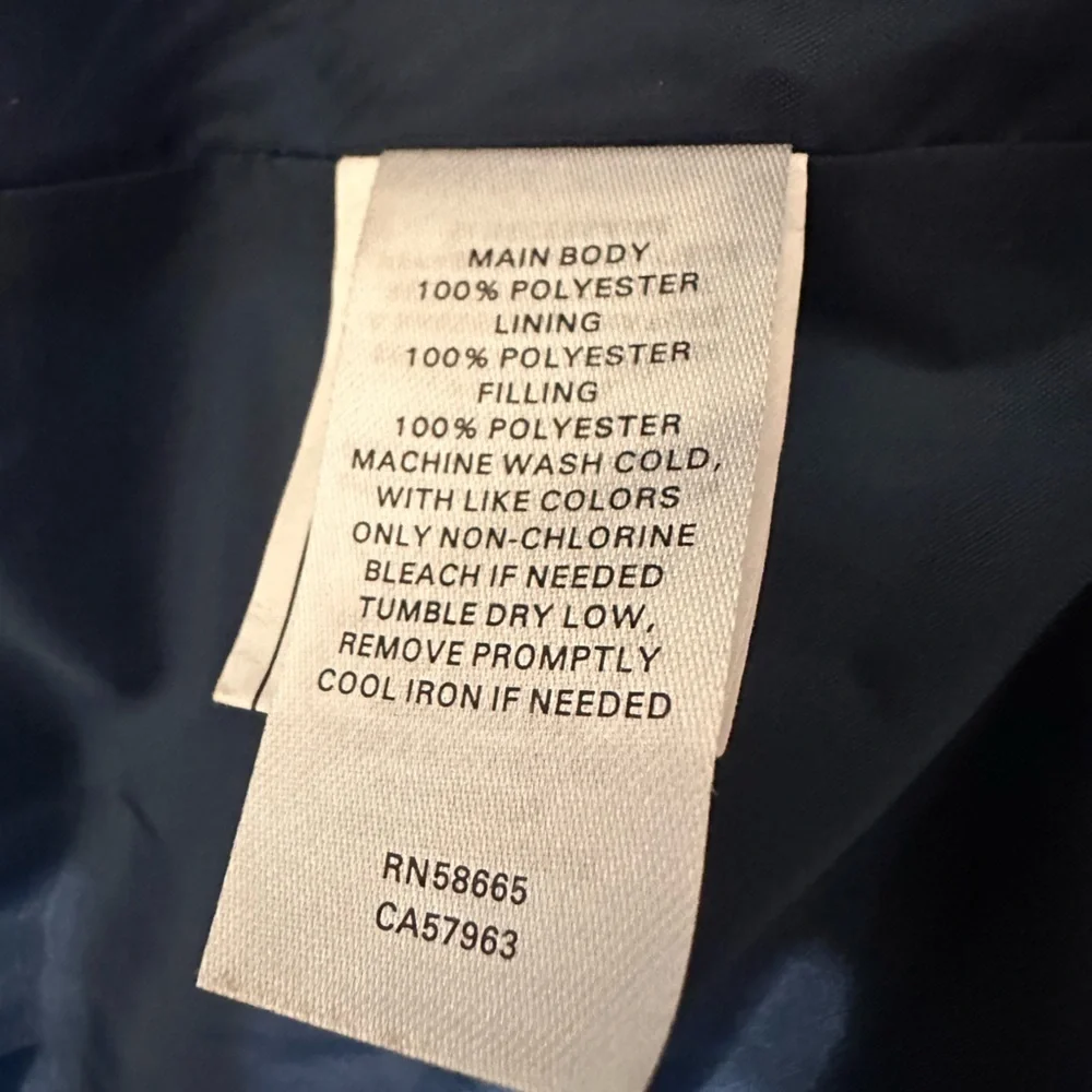 Nordstrom Navy Puffer Jacket for Kids Size 8/10